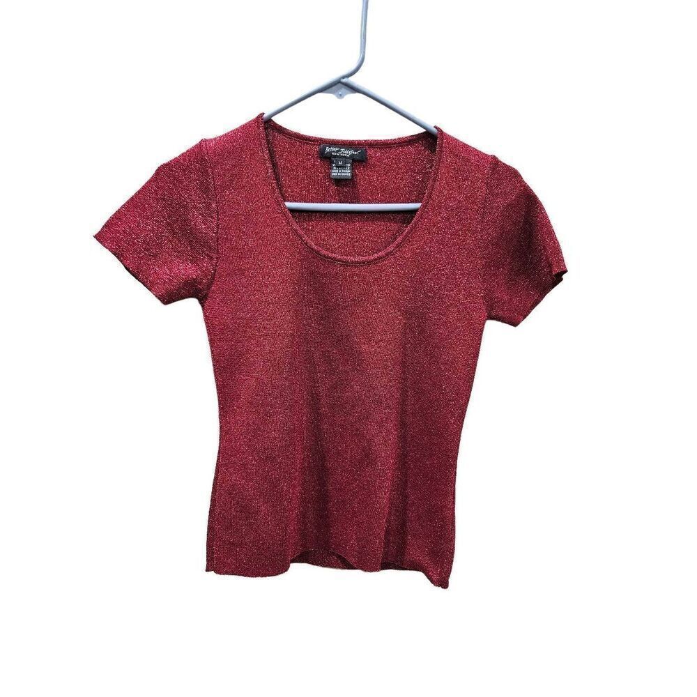 Betty Johnson M sparkly top